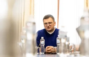 Ukraine's Minister of Foreign Affairs, Dmytro Kuleba, speaking to journalists, Dec. 9, 2022 Marcin Mazur