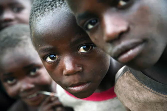 Children displaced by the conflict in D R Congo Credit Stuart Boulton Shutterstock CNA