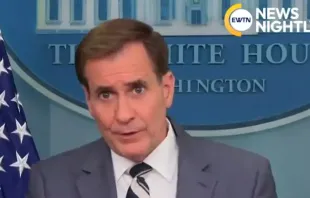 John Kirby, coordinator of the National Security Council for Strategic Communications at the White House. Credit: EWTN News Nightly