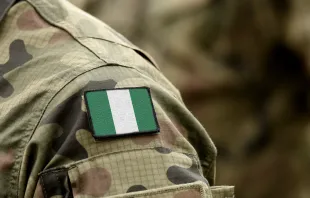 Photo illustration of Nigerian military uniform. Shutterstock