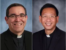 San Diego Auxiliary Bishops-elect Felipe Pulido and Michael Pham.