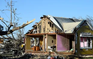 Damage from a series of powerful storms and at least one tornado is seen on March 25, 2023 in Rolling Fork, Mississippi. At least 26 people have reportedly been killed with dozens more injured following devastating storms across western Mississippi and Alabama on the night of March 24, 2023. Will Newton/Getty Images