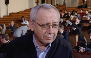 Father Marko Rupnik, SJ, in an interview with EWTN in 2020. EWTN